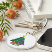 居心地の良いクリスマスツリー キーホルダー (正面右)