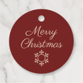 居心地の良いクリスマステディギフトTWArt フェイバータグ (裏面)