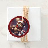 居心地の良いクリスマステディスノーフレンドTWArt フェイバータグ (インサイチュ)