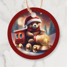 居心地の良いクリスマステディトレインTWArt フェイバータグ