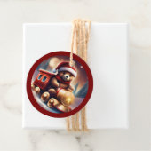 居心地の良いクリスマステディトレインTWArt フェイバータグ (インサイチュ)