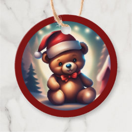 居心地の良いクリスマステディボウタイTWArt フェイバータグ