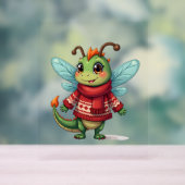 居心地の良いクリスマストンボ アクリルサイン (ニュートラル)