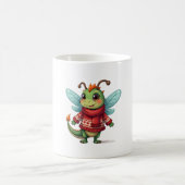 居心地の良いクリスマストンボ コーヒーマグカップ (中央)