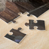 居心地の良いクリスマスバイザ暖炉ジグソーパズル ジグソーパズル (側面)