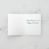 居心地の良いクリスマスパリング シーズンカード (内部)