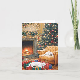 居心地の良いクリスマスパリング シーズンカード