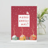 居心地の良いクリスマスビレッジ – 冬メリーのワンダーランド シーズンカード (スタンド正面)