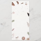 居心地の良いクリスマスフラットメニュー メニュー (裏面)