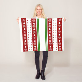 居心地の良いクリスマスブランケット、30インチ×40インチ フリースブランケット