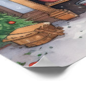 居心地の良いクリスマスポスター ポスター (角)