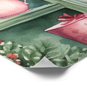 居心地の良いクリスマスポスター ポスター (角)