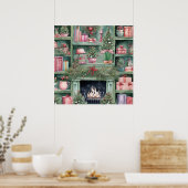 居心地の良いクリスマスポスター ポスター (キッチン)