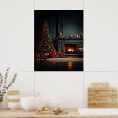 居心地の良いクリスマスポスター ポスター (キッチン)