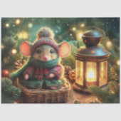 居心地の良いクリスマスマウスフェスティバルランタンデコページ 薄葉紙 (正面)