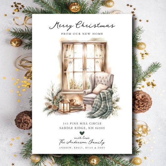 居心地の良いクリスマスムービング 案内状