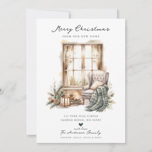 居心地の良いクリスマスムービング 案内状 (正面)