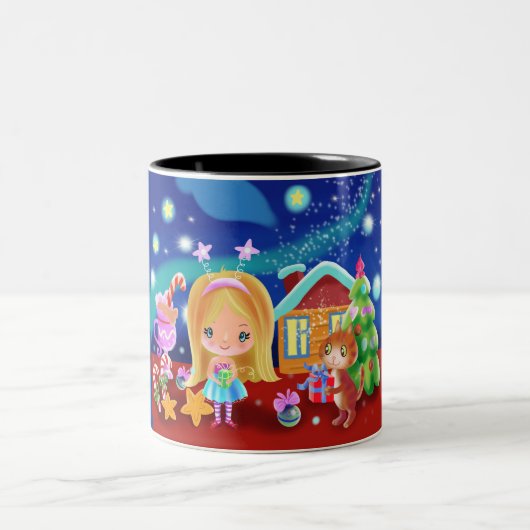 居心地の良いクリスマス ツートーンマグカップ (中央)