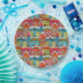 居心地の良いクリスマス ペーパープレート (パーティー)