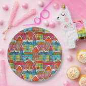 居心地の良いクリスマス ペーパープレート (パーティー)