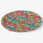 居心地の良いクリスマス ペーパープレート (アングル)