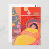 居心地の良いクリスマス ポストカード (正面/裏面)