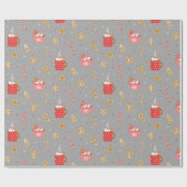 居心地の良いクリスマス ラッピングペーパー (フラット)