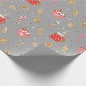 居心地の良いクリスマス ラッピングペーパー (角)