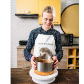 居心地の良いクリッター:ハリネズミの水色カスタム、 エプロン