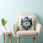 居心地の良いクリッター：究極の愛らしいビーバー枕 クッション (椅子)