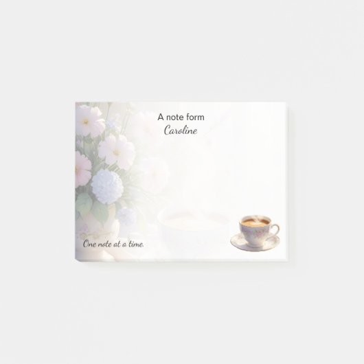 居心地の良いコテージコーヒー&ワイルドフラワーモーニング思考 ポストイット (正面)