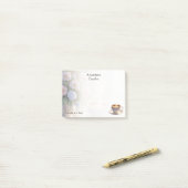 居心地の良いコテージコーヒー&ワイルドフラワーモーニング思考 ポストイット (デスク上)