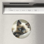 居心地の良いコンパニオンサイアミーズキットン マグネット (インサイチュ (食洗機))