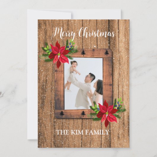 居心地の良いコーナークリスマスカードからの温かい願い シーズンカード (正面)