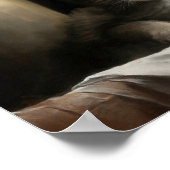 居心地の良いコーナー虎猫子猫 ポスター (角)