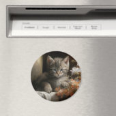 居心地の良いコーナー虎猫子猫 マグネット (インサイチュ (食洗機))