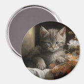 居心地の良いコーナー虎猫子猫 マグネット (正面/裏面)