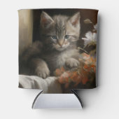 居心地の良いコーナー虎猫子猫 缶クーラー (正面)