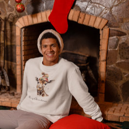 居心地の良いサファリクリスマスカスタム Tシャツ