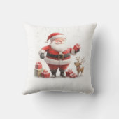 居心地の良いサンタクロース装飾枕 クッション (裏面)