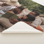 居心地の良いシェラパーソナライズされたパ写真毛布 – keepsake シェルパブランケット (3/4)