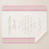 居心地の良いシェルパギフト！甘ユニークい16毛布 シェルパブランケット (正面(横))