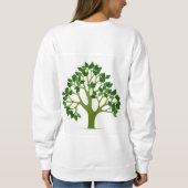 「居心地の良いシック:女子フード付集」 スウェットシャツ (裏面)