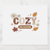 居心地の良いシーズンオーバーサイズTシャツ スパークリングワインラベル (シングルラベル)