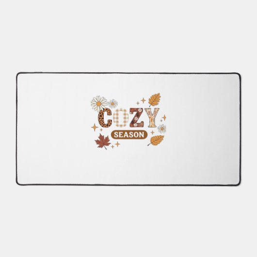 居心地の良いシーズンオーバーサイズTシャツ デスクマット (正面)