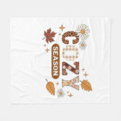 居心地の良いシーズンオーバーサイズTシャツ フリースブランケット (正面(横))