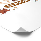 居心地の良いシーズンオーバーサイズTシャツ ポスター (角)