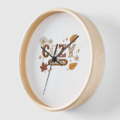 居心地の良いシーズンオーバーサイズTシャツ 壁時計 (傾斜)