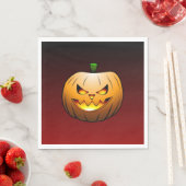 居心地の良いジャックオランタンハロウィンパンプキン スタンダードランチョンナプキン (インサイチュ)