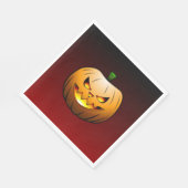 居心地の良いジャックオランタンハロウィンパンプキン スタンダードランチョンナプキン (角)